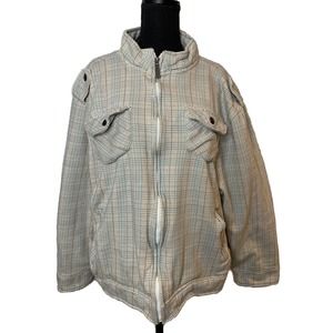 MK Machine Plaid Jacket SZ XL